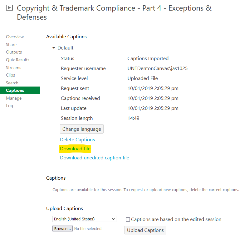 Download File Location