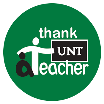 UNT Thank a Teacher Logo