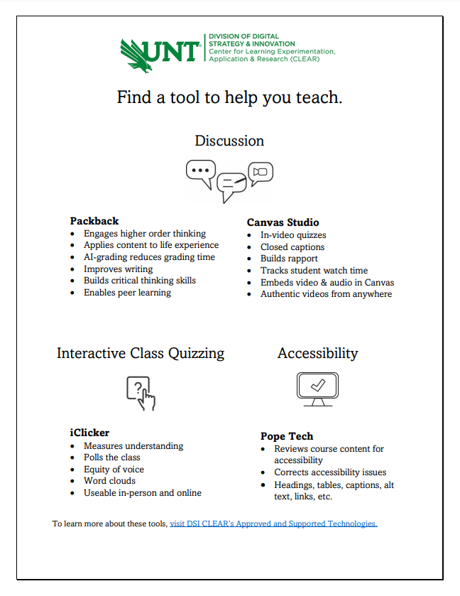 Finding a Tool to Help you Teach