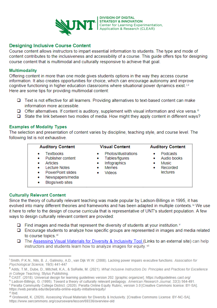 Inclusive Content Tip Sheet Version 3