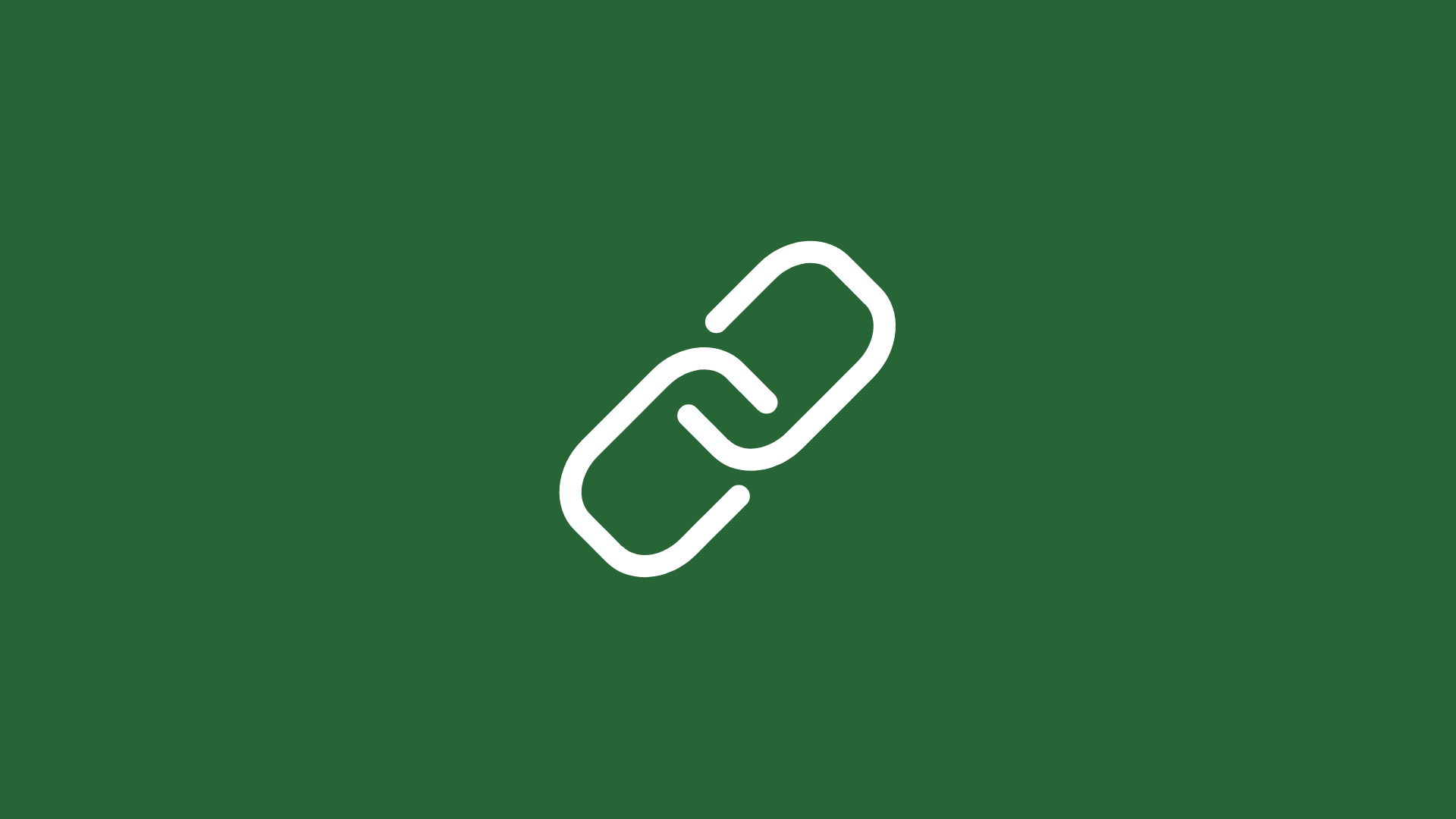 Icon of a hyperlink symbol